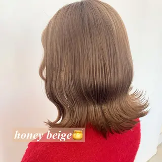 セミロング カラー ヘアアレンジ レイヤー×グレージュ /ピンク🩷mioのヘアスタイル