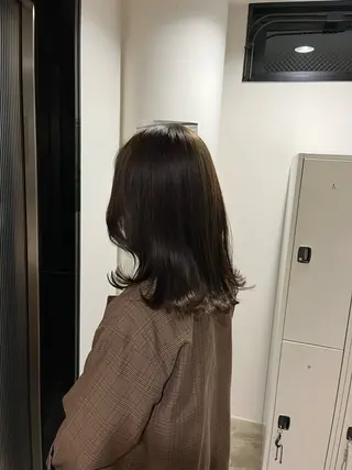 ミディアム カラー 🟡ひろの/ツヤ カラー/髪質改善🟡のヘアスタイル