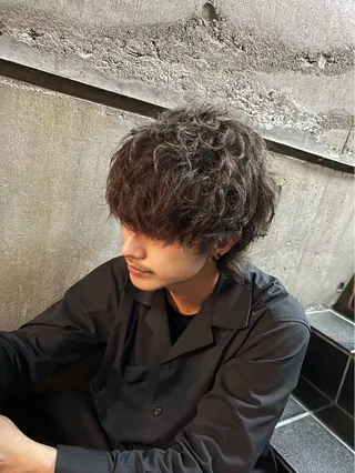 パーマ メンズ 五十嵐 圭音のヘアスタイル