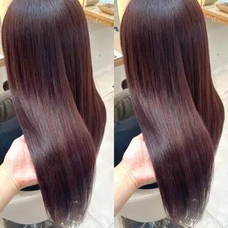 ロング カラー ブリーチ無しダブル カラー🦕まどかのヘアスタイル