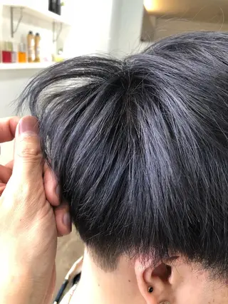 ショート カラー メンズ 佐々木 政徳のヘアスタイル