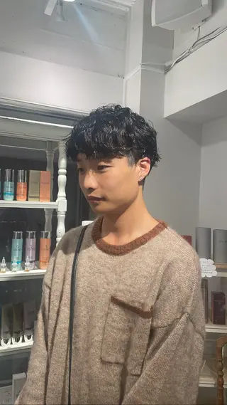 パーマ メンズ CreBiA   eyelash所属・CreBiA🎀 ayaのマツエク・マツパデザイン