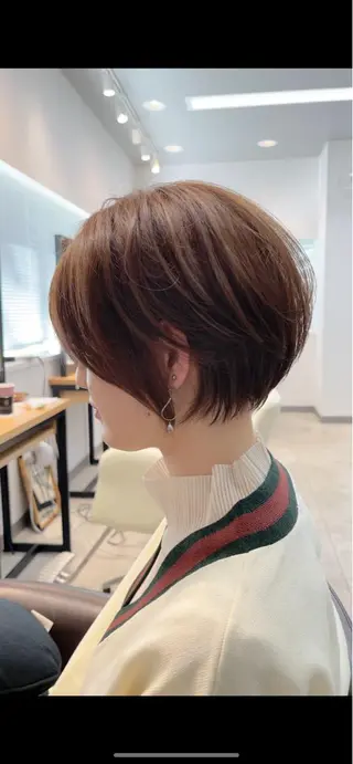 ショート neaf六本木所属・韓国風レイヤー ショート/犬塚 優介のヘアスタイル