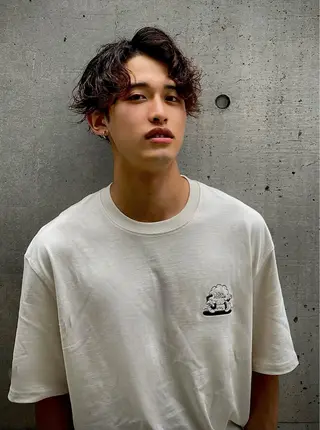 パーマ メンズ esu心斎橋所属・esu☀️勇美☀️ 髪質改善ストレートのヘアスタイル