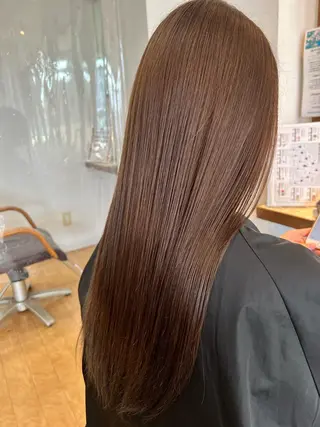ロング カラー 髪質改善TR特化 副店長 坂田一樹】のヘアスタイル