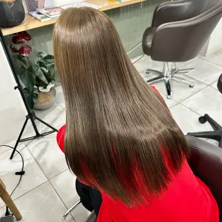 セミロング カラー ブリーチなし/レイヤ ー特化🌈Tommyのヘアスタイル