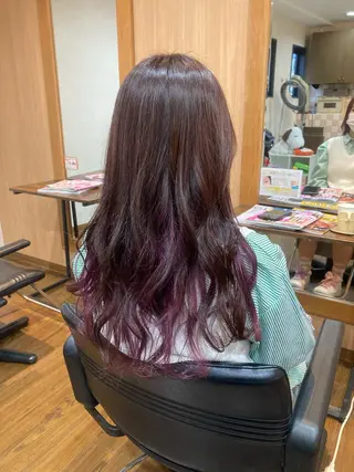 セミロング MOLLASALON 浅香山店所属・髪質改善カラー 縮毛矯正🤍辻桃加のヘアスタイル