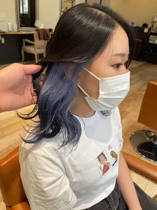 セミロング 亀川蓮 Agu hairのヘアスタイル