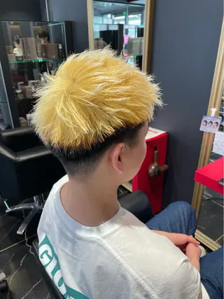 カラー メンズ 森 亜紗美のヘアスタイル