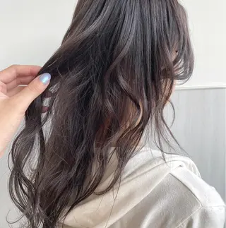 ロング カラー ナツミ/透明感カラー /酸性ストレートのヘアスタイル