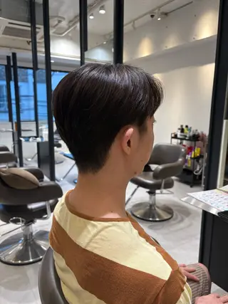 ミディアム メンズ CLAPS 弘明寺店所属・さが るかのヘアスタイル