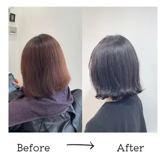 ショート カラー 💫小顔カット TAROのヘアスタイル