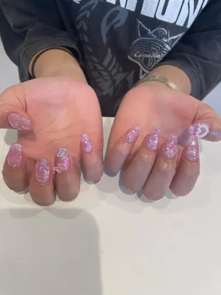 ネイル 束感まつ毛/ネイル/ LED♥KIRARAのマツエク・マツパデザイン