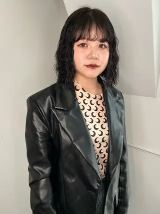 ミディアム カラー land所属・透明感カラー/レイヤ ー🌙Honokaのヘアスタイル