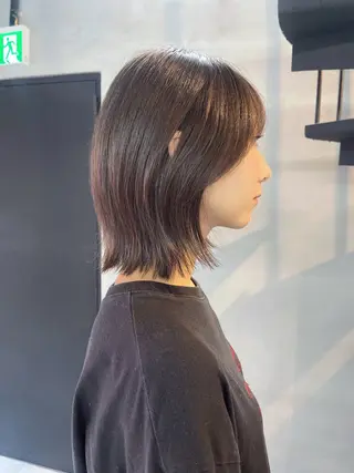 ミディアム 柏 ウルフ/レイヤー 田中佐和🐺のヘアスタイル