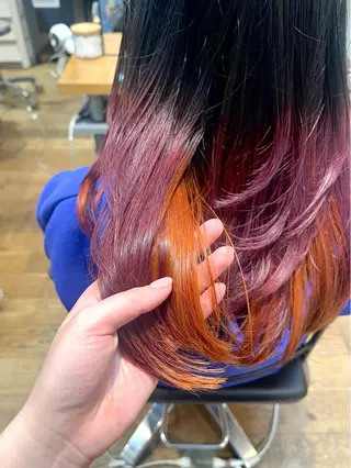 カラー sana /レイヤー/ショートのヘアスタイル