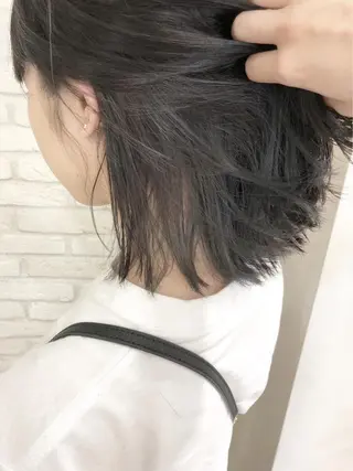 ミディアム カラー HAUS 片山みほのヘアスタイル