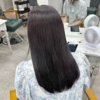 ロング カラー JUNSHIN🦋 ヘアセット／カラーのヘアスタイル