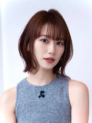 ショート カラー 渋谷ボブ/レイヤー ボブ田中航平のヘアスタイル