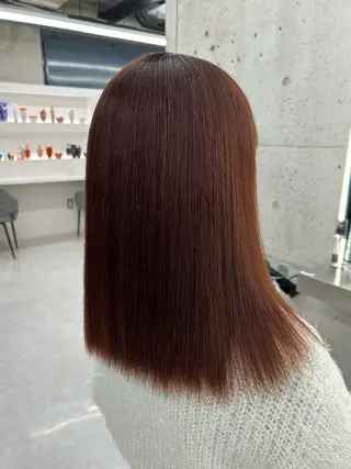 セミロング カラー/エクステ 🤍ルナのヘアスタイル