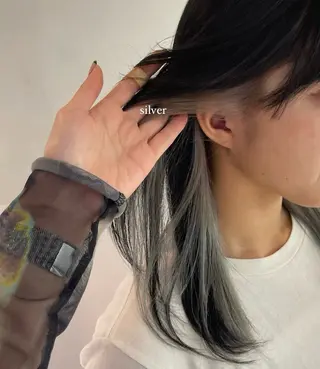 ミディアム カラー 🍎ハイトーンカラー /MANA🍎のヘアスタイル