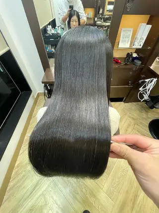 ロング Lucca Lance経堂店【ルッカランス】所属・美髪矯正/髪質改善/ 福崎航平のヘアスタイル