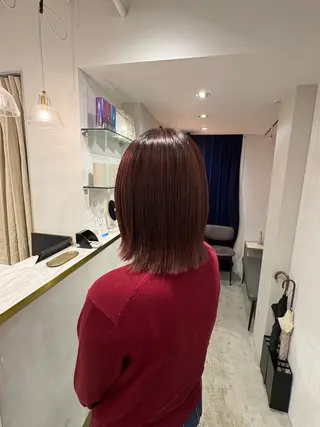 ミディアム り おのヘアスタイル