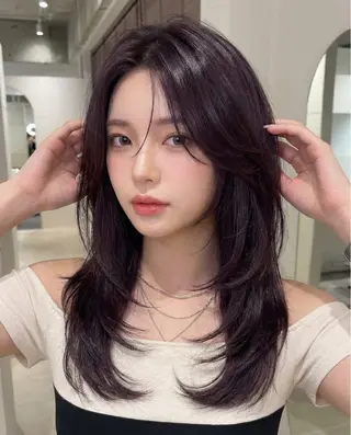 ロング カラー ヘアアレンジ 🎀愛されモテヘア♡ 梅澤夏基🎀のヘアスタイル