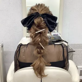 ロング ヘアアレンジ GLOSS♡ ヤマガミコウジのヘアスタイル