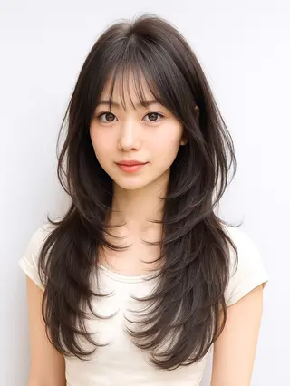 ロング カラー 新宿/髪質改善/ボブ 韓国レイヤー大重聖斗のヘアスタイル