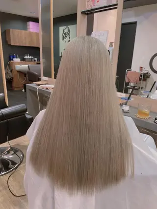 ロング カラー エクステ/ハイトーン レイヤーHIROのヘアスタイル