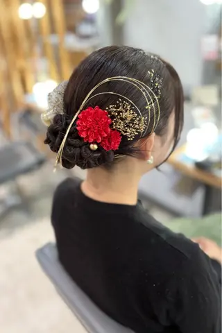 ロング ヘアアレンジ 菊地 紗矢のヘアスタイル