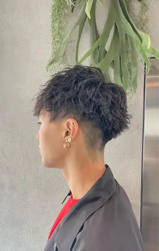 パーマ メンズ お洒落カジュアル🍃 まなとのヘアスタイル