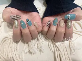 ネイル She nail studio 原宿所属・パラジェル有/ スカルプ/mahoのネイルデザイン