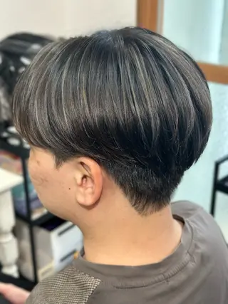 カラー メンズ Snalyメンズ特化 スエハラのヘアスタイル