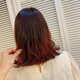 ミディアム カラー GO TODAY SHAiRE SALON 町田店所属・🫧大森 知夏🫧のヘアスタイル