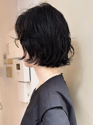 ショート riko*.+ﾟ 韓国風パーマのヘアスタイル