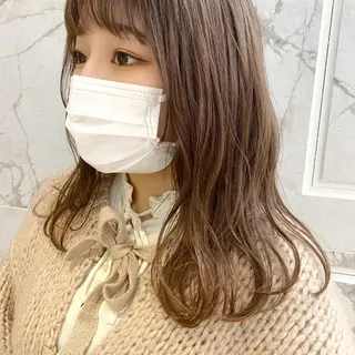 ミディアム 🪭risa 暖色/レイヤー🪭のヘアスタイル