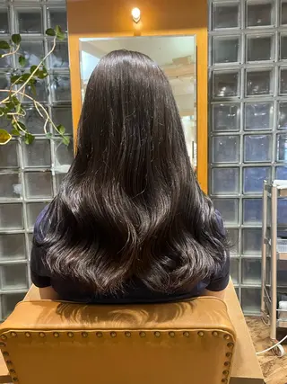 ロング カラー カット/パーマモデル 募集🩵　yukaのヘアスタイル