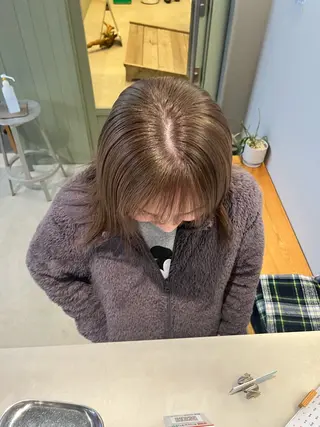 ミディアム 石黒 良華のヘアスタイル