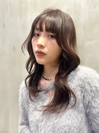 ロング カラー 韓国レイヤー 暖色カラー/さくらのヘアスタイル