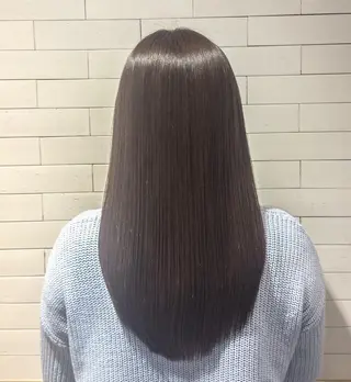 セミロング カラー レイヤーカット× 髪質改善たもりのヘアスタイル