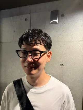 ショート パーマ メンズ casi所属・メンズパーマ／ボブ 星本広海のヘアスタイル