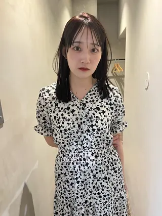 ミディアム カラー ロエ平尾山荘所属・ショート/ハイライト /平尾/薬院/綜一郎のヘアスタイル