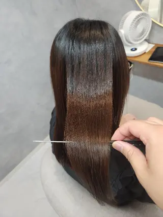 ロング 小松 航大のヘアスタイル