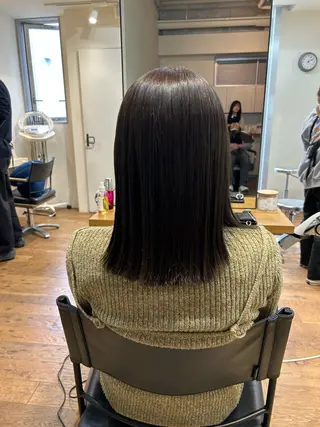 ミディアム カラー 、 、のヘアスタイル