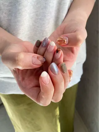 ネイル nail salon CLEO所属・SAKI👒 パラジェルのネイルデザイン