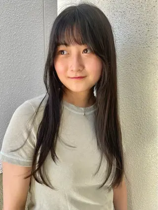 ロング 産休中2026.4月 復帰予定/野崎華代のヘアスタイル