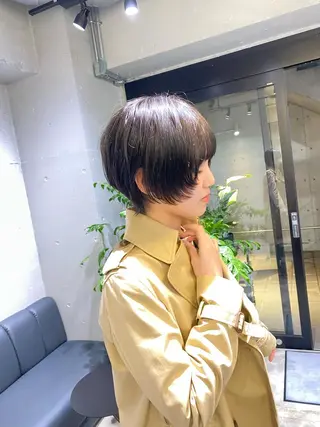 ショート nex the salon coall所属・🫧似合わせショート イシダ🫧のヘアスタイル