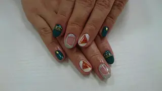 ミディアム ネイル nail salon Blancのネイルデザイン